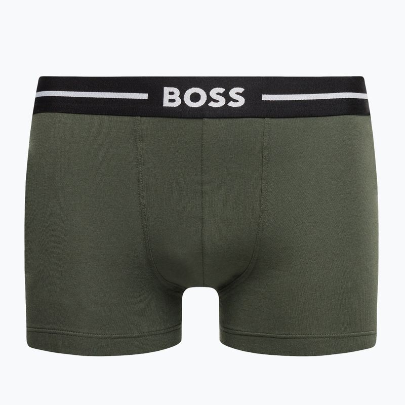 Hugo Boss Trunk Bold pánské boxerky 3 páry černé 50490888-970 2