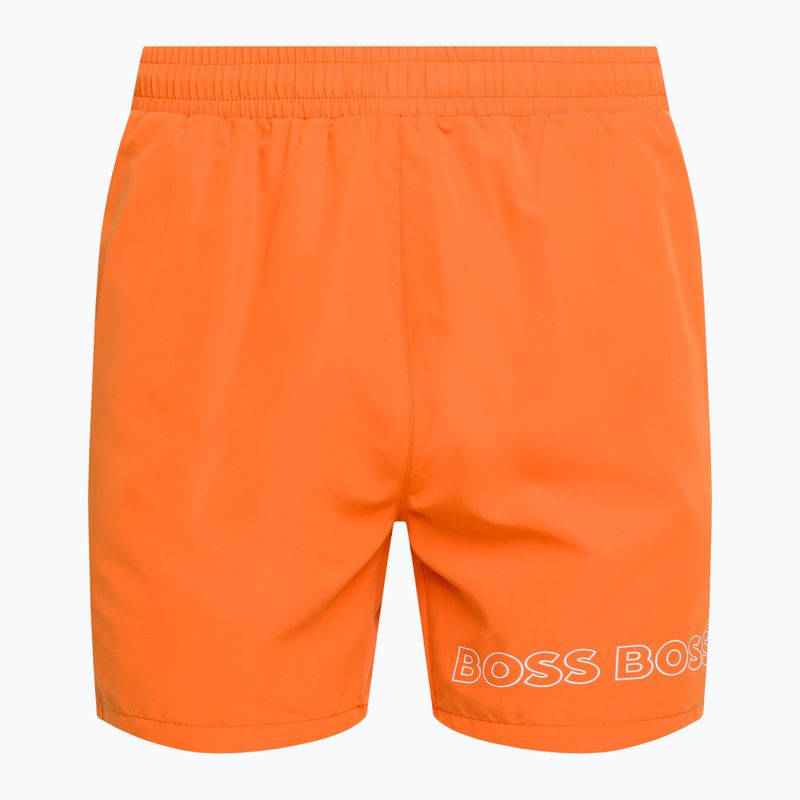 Hugo Boss Dolphin pánské plavecké šortky oranžové 50469300-829