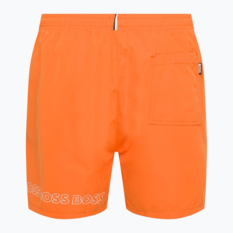 Hugo Boss Dolphin pánské plavecké šortky oranžové 50469300-829 2