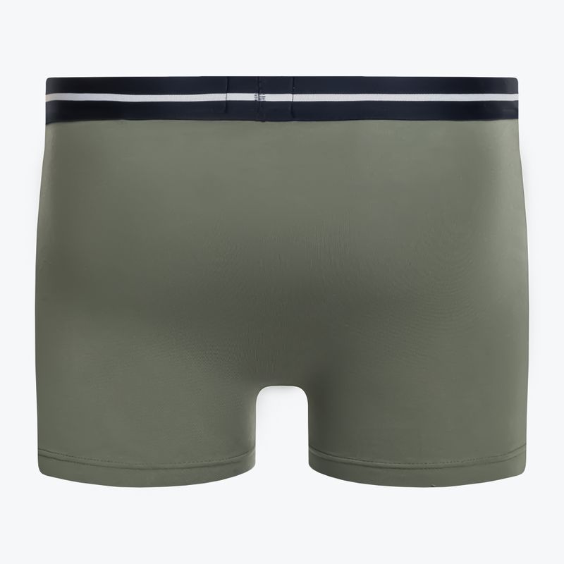 Hugo Boss Trunk Bold Design pánské boxerky 3 páry modrá/černá/zelená 50490027-466 3