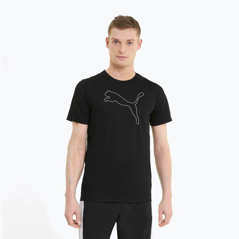 Pánské tréninkové tričko PUMA Performance Cat černé 520315 01 3