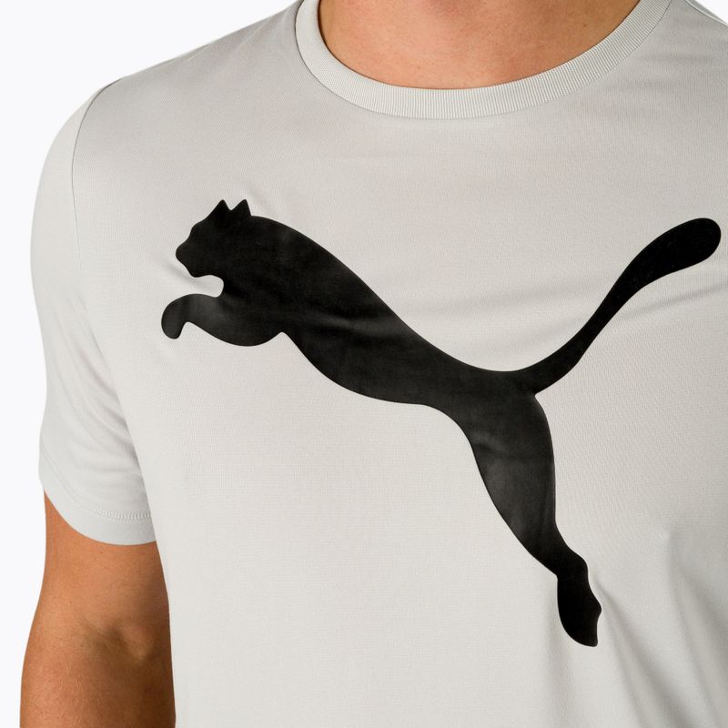 Pánské tréninkové tričko PUMA Active Big Logo Tee šedé 586724_09 5