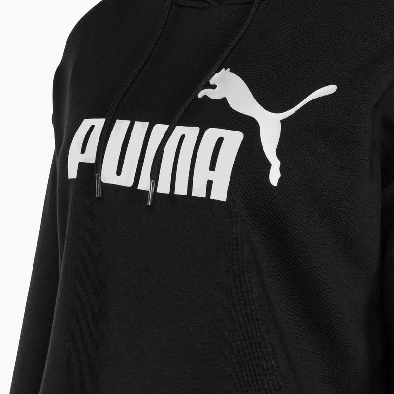 Dámská mikina  PUMA ESS Cropped Logo Hoodie TR puma black 3