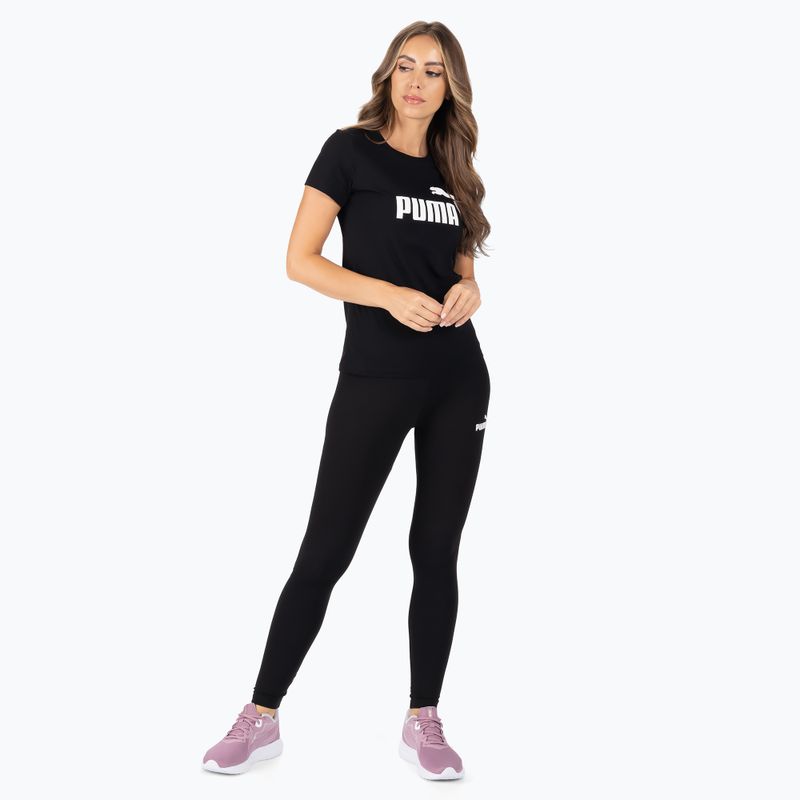 Dámské tréninkové tričko PUMA ESS Logo Tee černé 586774_01 2