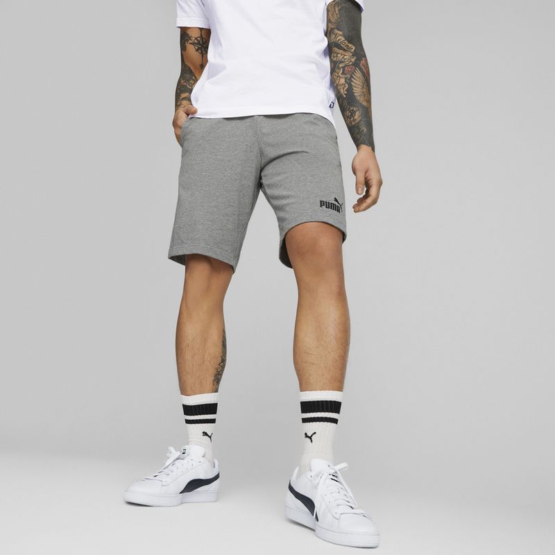Pánské šortky PUMA Ess Jersey medium gray heather 3