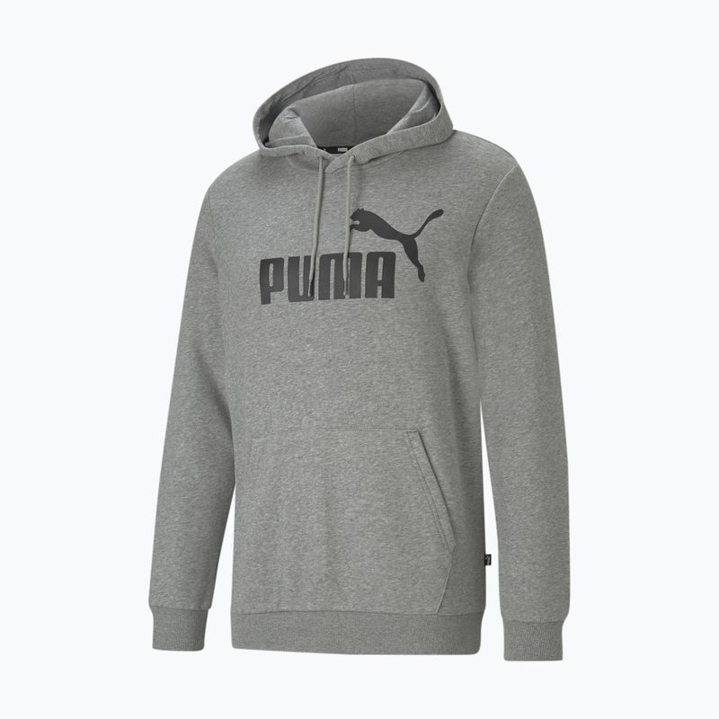 Pánská mikina PUMA Essentials Big Logo Hoodie TR medium gray heather 4