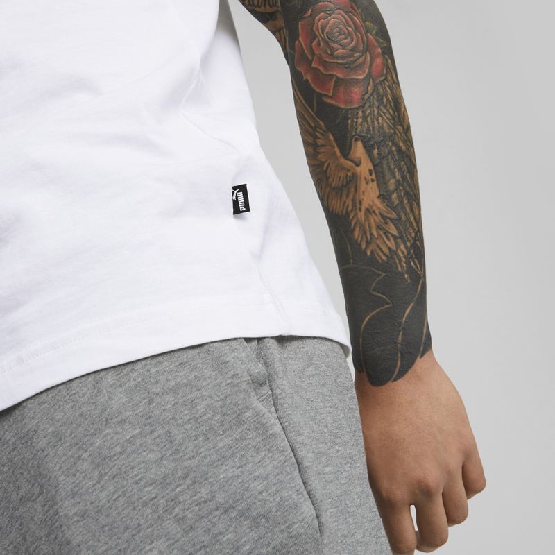 Pánské tričko  PUMA Ess Logo Tee puma white 7