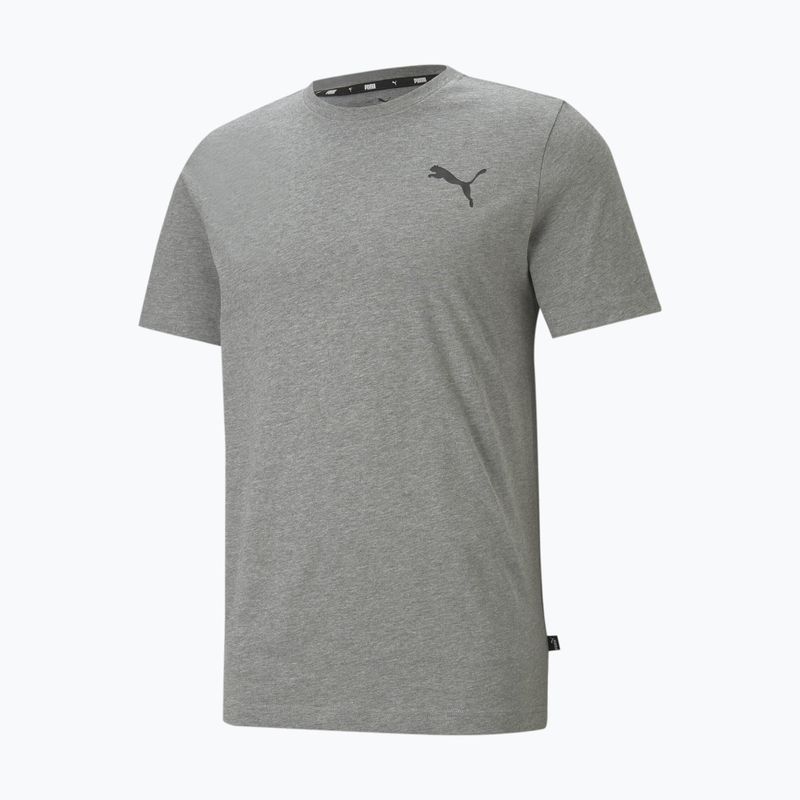 Pánské tričko  PUMA Ess Small Logo Tee medium gray heather/medium gray heather/cat 4