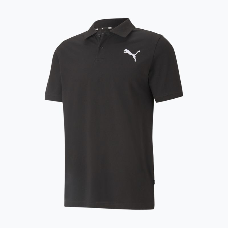 Pánské polo tričko  PUMA Ess Pique Polo puma black/cat 4