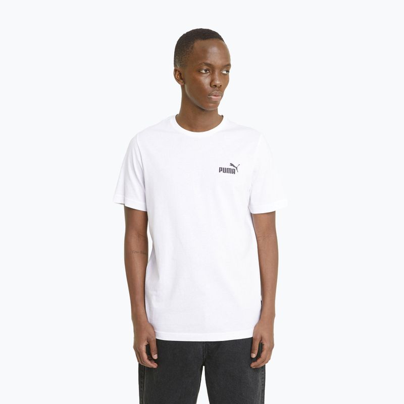 Pánské tričko  PUMA Ess Small Logo Tee puma white
