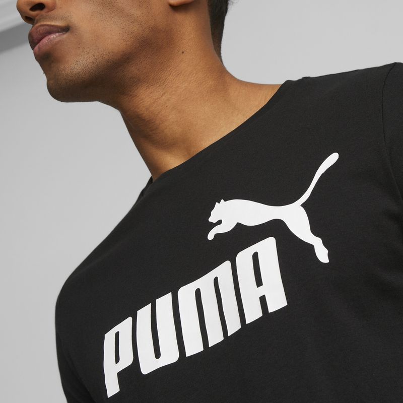 Pánské tričko  PUMA Ess Logo Tee puma black 6