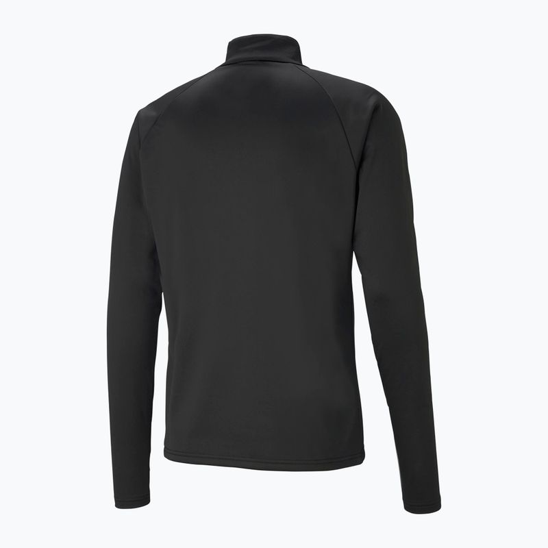 PUMA Teamliga 1/4 Zip Top fotbalová mikina černá 657236_03 8