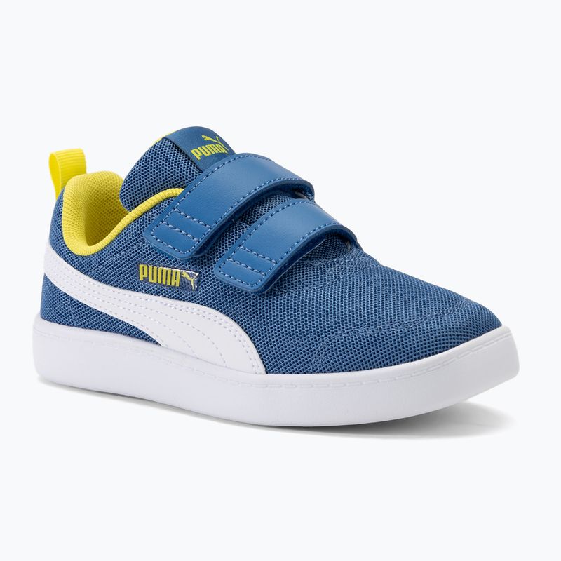 Dětské boty PUMA Courtflex v2 Mesh V PS star sapphire/puma white