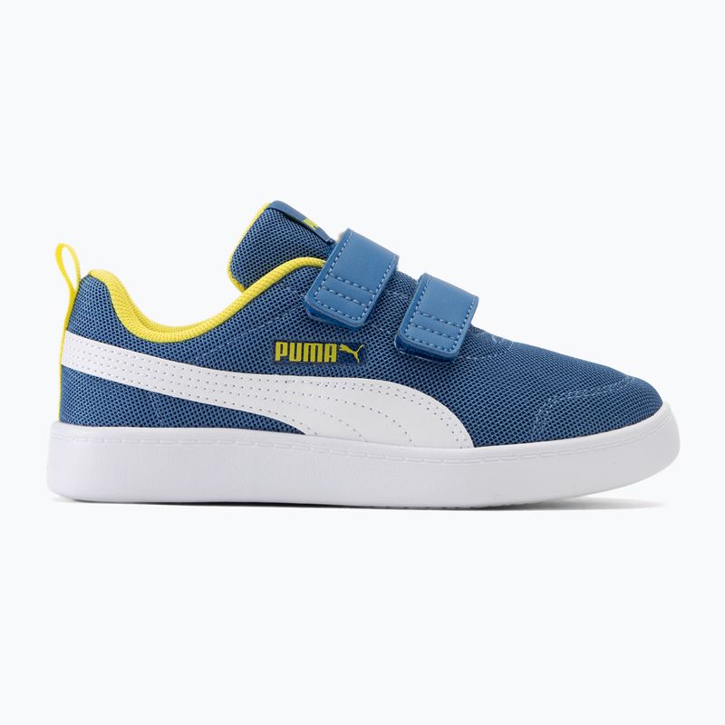 Dětské boty PUMA Courtflex v2 Mesh V PS star sapphire/puma white 2