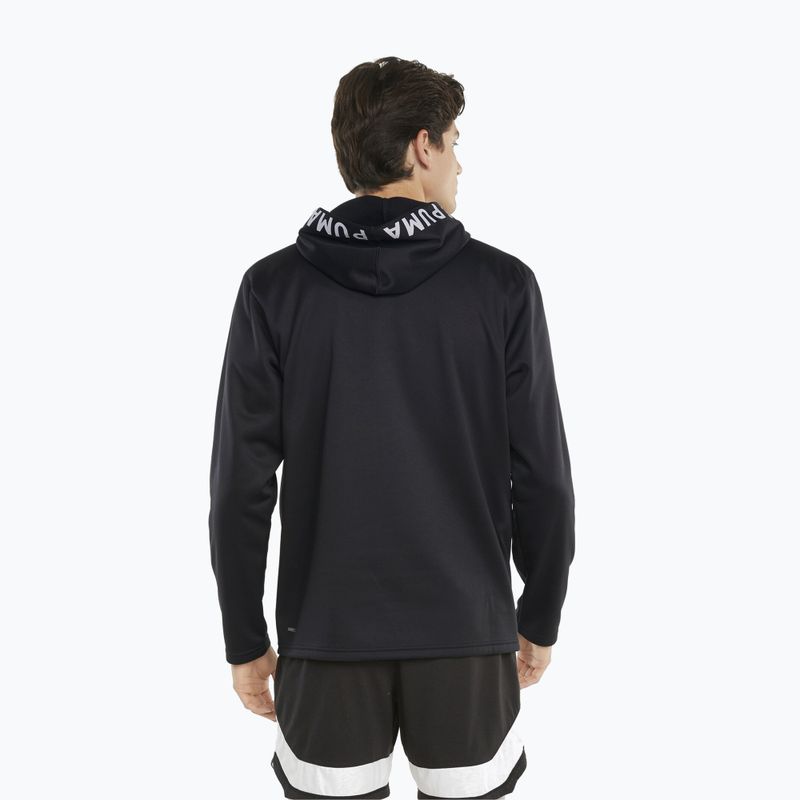 Pánská  mikina PUMA Train Power Fleece Hoodie puma black 3