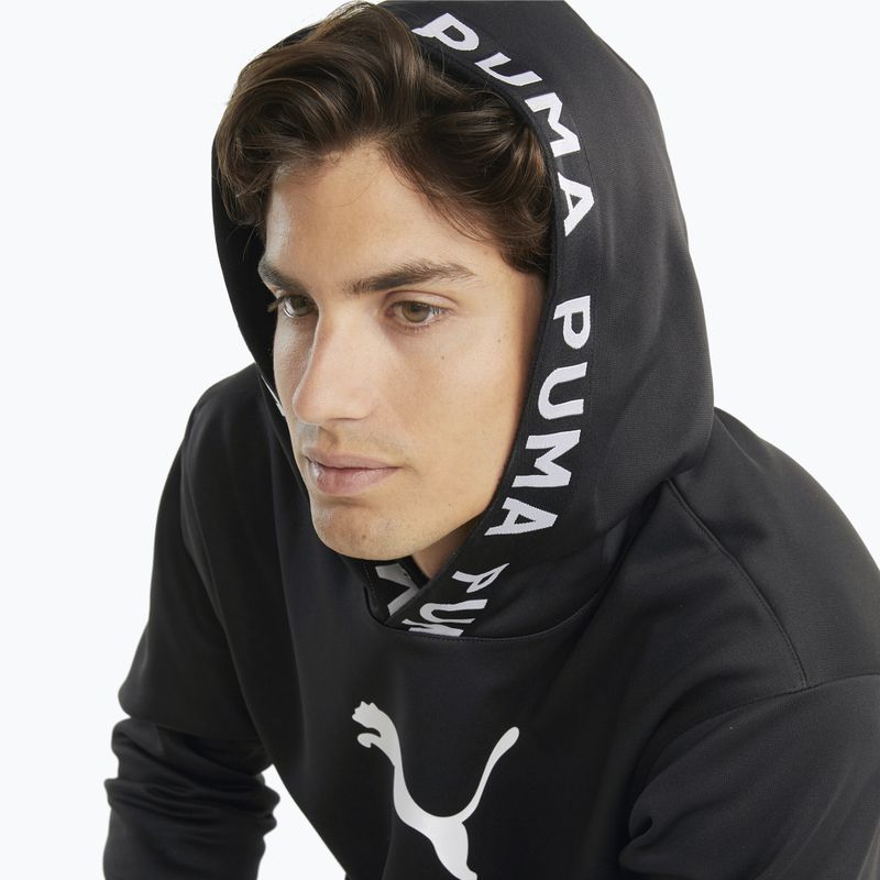 Pánská  mikina PUMA Train Power Fleece Hoodie puma black 4