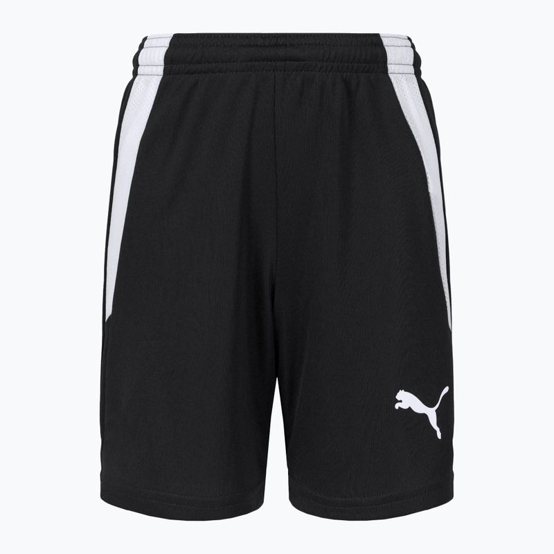 Dětské fotbalové šortky PUMA Teamliga černé 70493103
