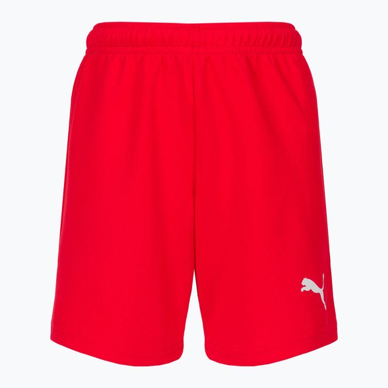 Dětské fotbalové šortky PUMA Teamrise červené 70494301