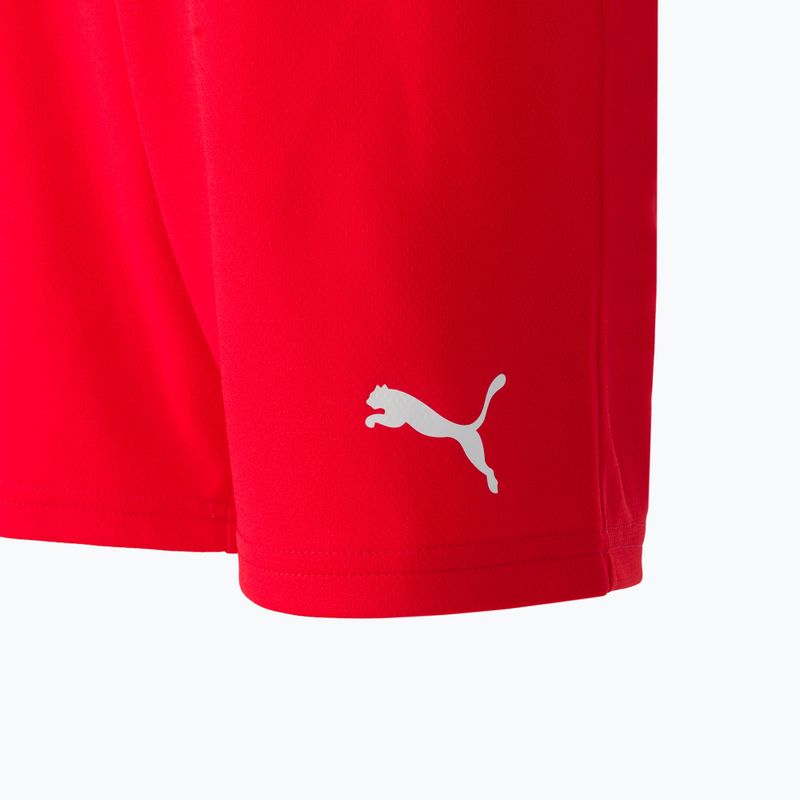 Dětské fotbalové šortky PUMA Teamrise červené 70494301 3