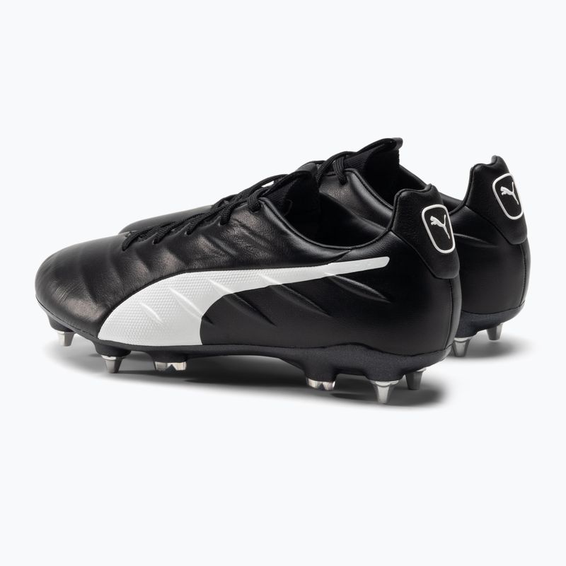 Pánské kopačky PUMA King Platinum 21 MXSG černobílé 106545 01 3
