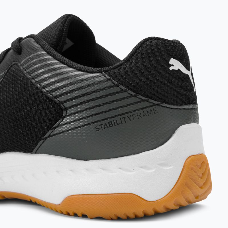Dětská volejbalová obuv PUMA Varion Jr černo-šedá 10658503 10