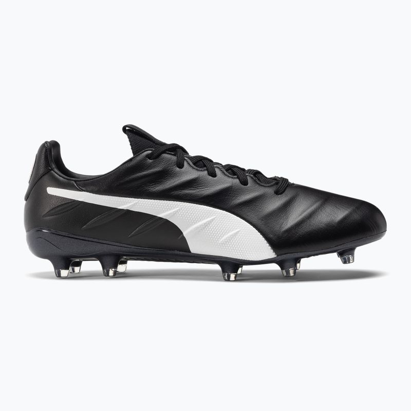 Pánské kopačky PUMA King Platinum 21 FG/AG černobílé 106478 01 2
