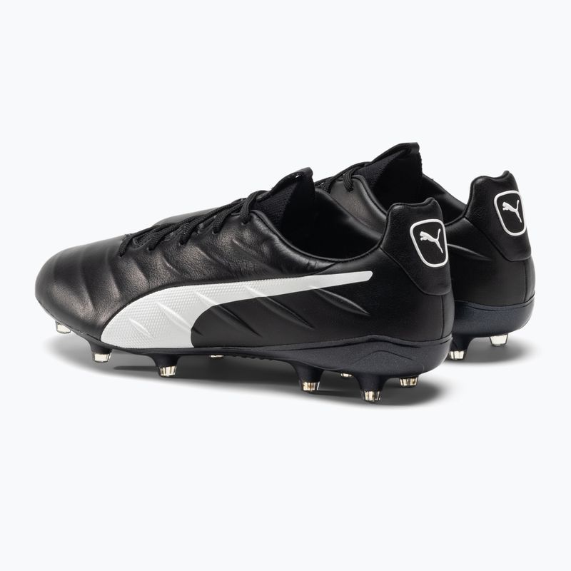 Pánské kopačky PUMA King Platinum 21 FG/AG černobílé 106478 01 3