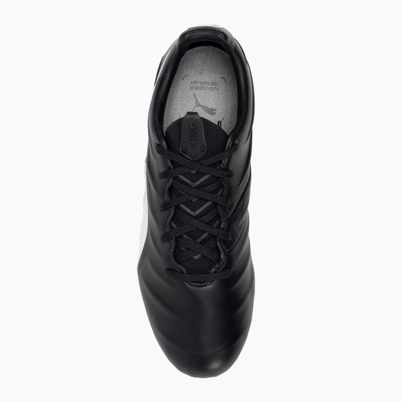 Pánské kopačky PUMA King Platinum 21 FG/AG černobílé 106478 01 6