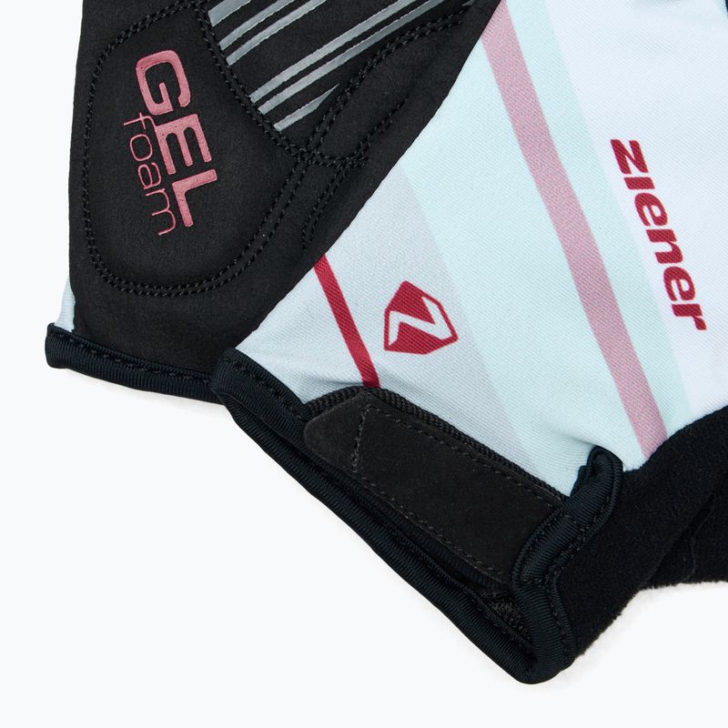 Dámské cyklistické rukavice ZIENER MTB Crizy Lady GELfoam sangria red 4