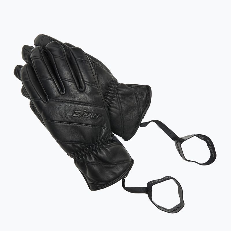 Dámské lyžařské rukavice  ZIENER Kuma Aquashield black 6