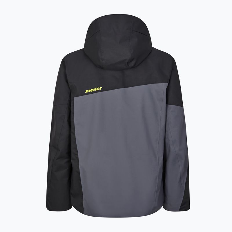 Pánská lyžařská bunda ZIENER Tungua black-grey 224203 2