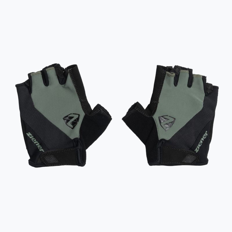 Pánské cyklistické rukavice Ziener MTB Collby Gel green stone 2