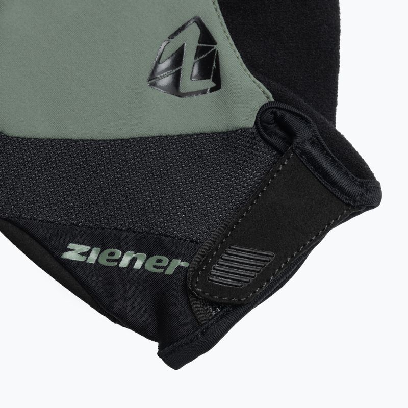 Pánské cyklistické rukavice Ziener MTB Collby Gel green stone 4