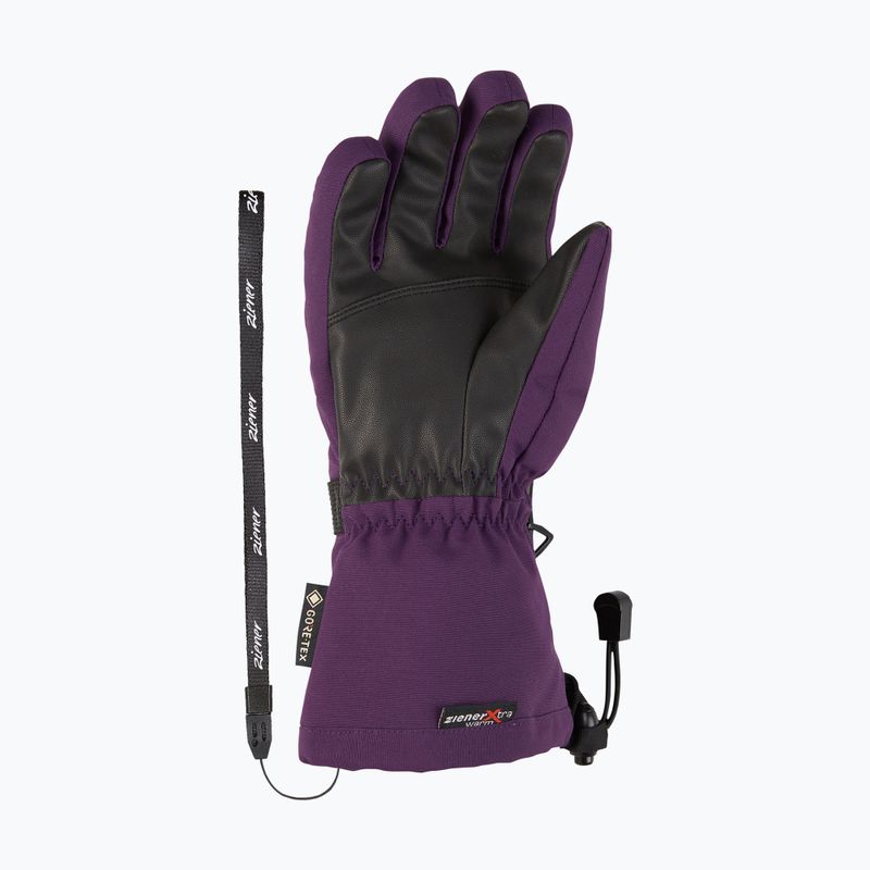 Dětské lyžařské rukavice ZIENER Lani GTX dark violet 9