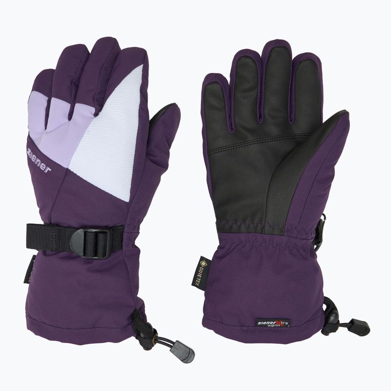 Dětské lyžařské rukavice ZIENER Lani GTX dark violet
