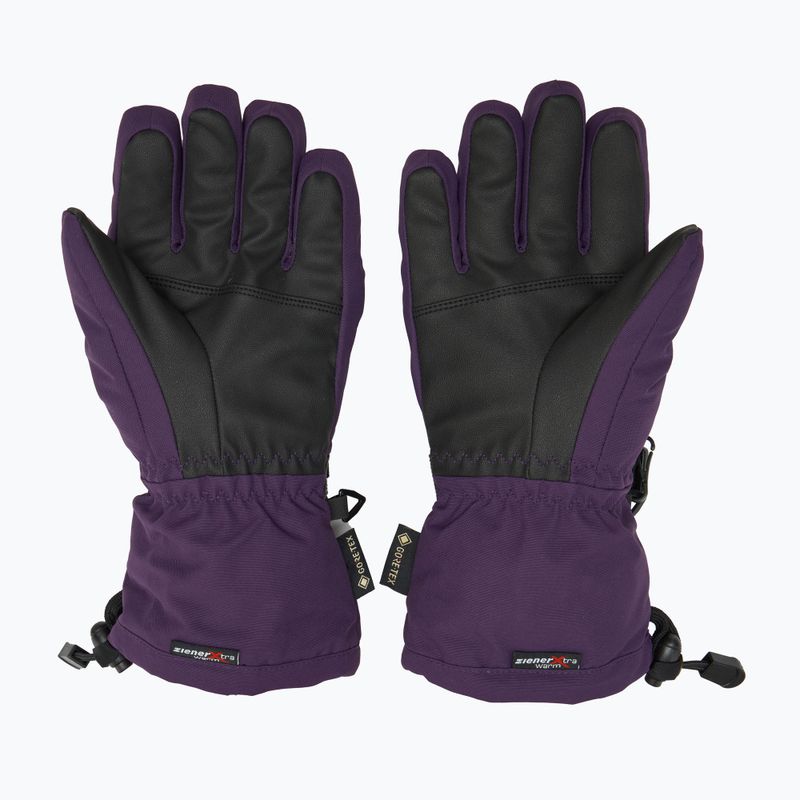 Dětské lyžařské rukavice ZIENER Lani GTX dark violet 2
