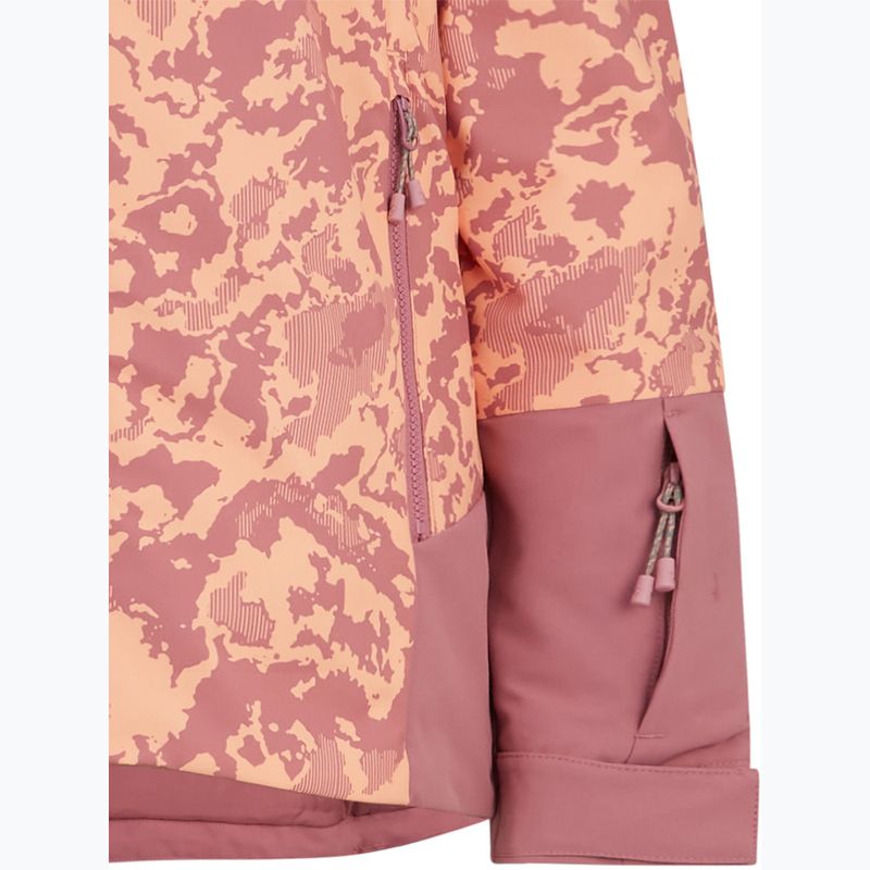 Dětská lyžařská bunda ZIENER Amaja rose blossom camo 3