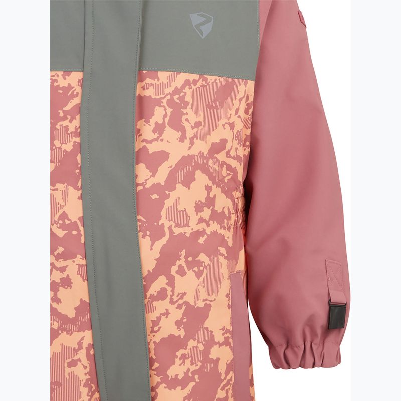 Dětská lyžařská kombinéza ZIENER Anup rose blossom camo 3