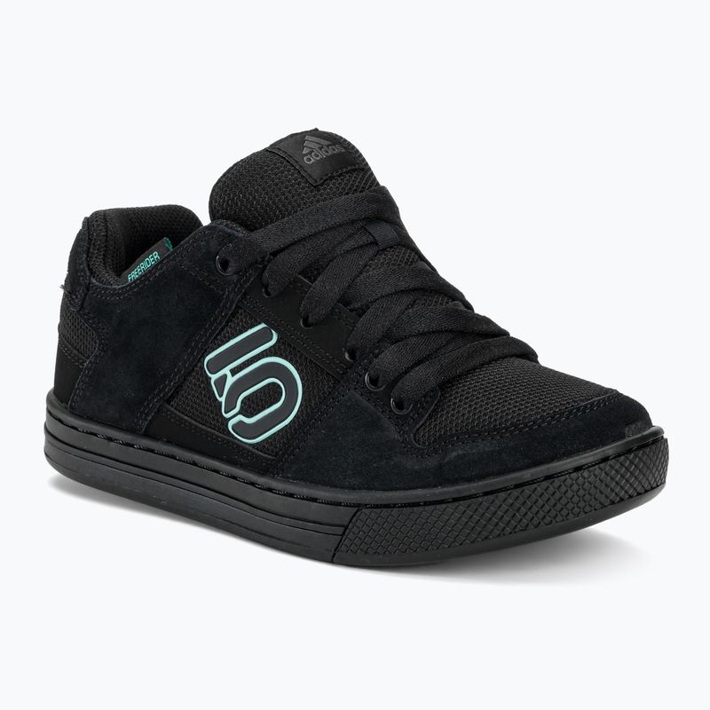 Dámská cyklistická obuv adidas FIVE TEN Freerider core black/acid mint/core black na platformě