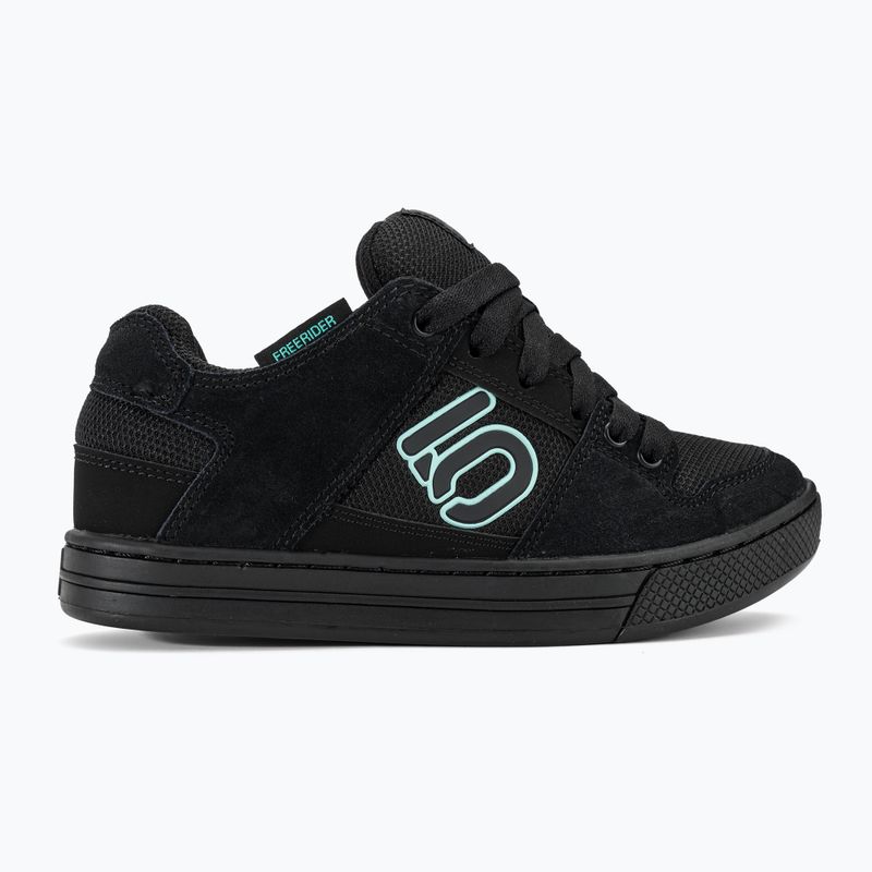 Dámská cyklistická obuv adidas FIVE TEN Freerider core black/acid mint/core black na platformě 2