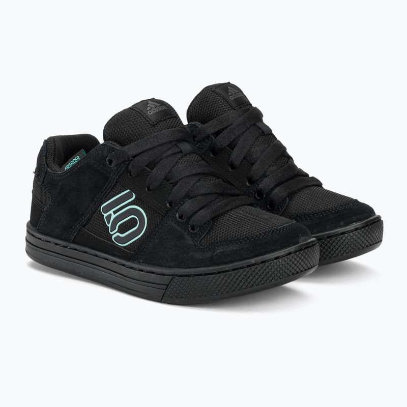 Dámská cyklistická obuv adidas FIVE TEN Freerider core black/acid mint/core black na platformě 5