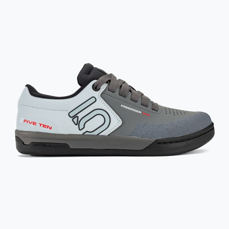 Pánská cyklistická obuv na platformě adidas FIVE TEN Freerider Pro grey five/ftwr white/halo blue 2