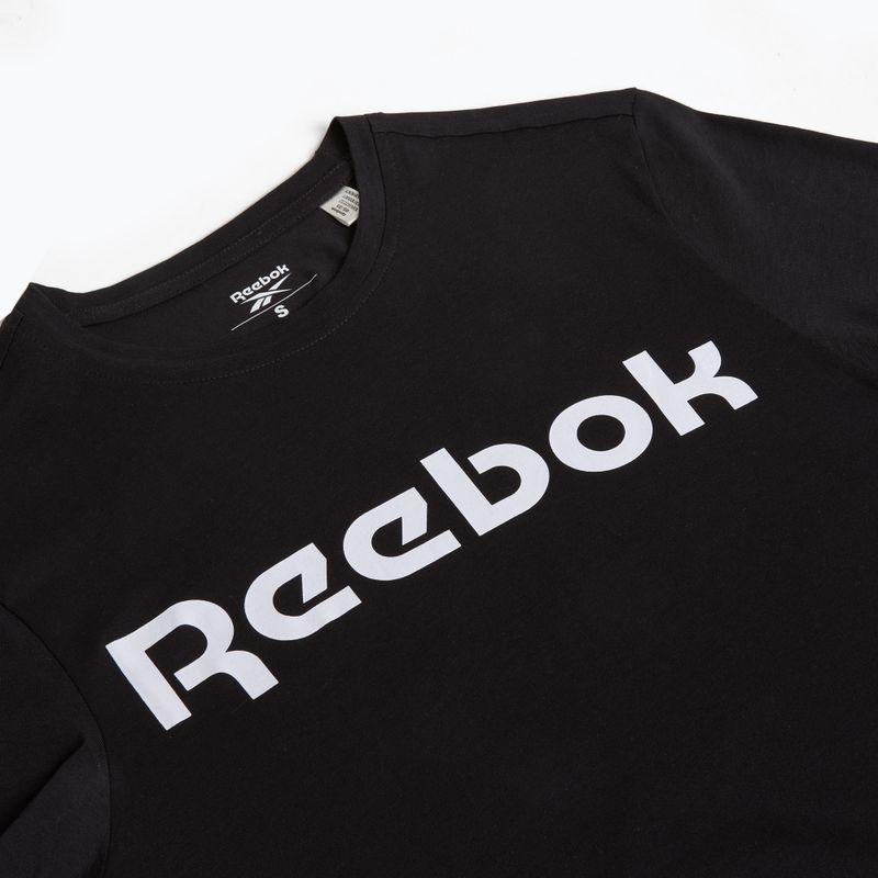 Pánské tričko  Reebok Gs Linear Read Tee black/white 3