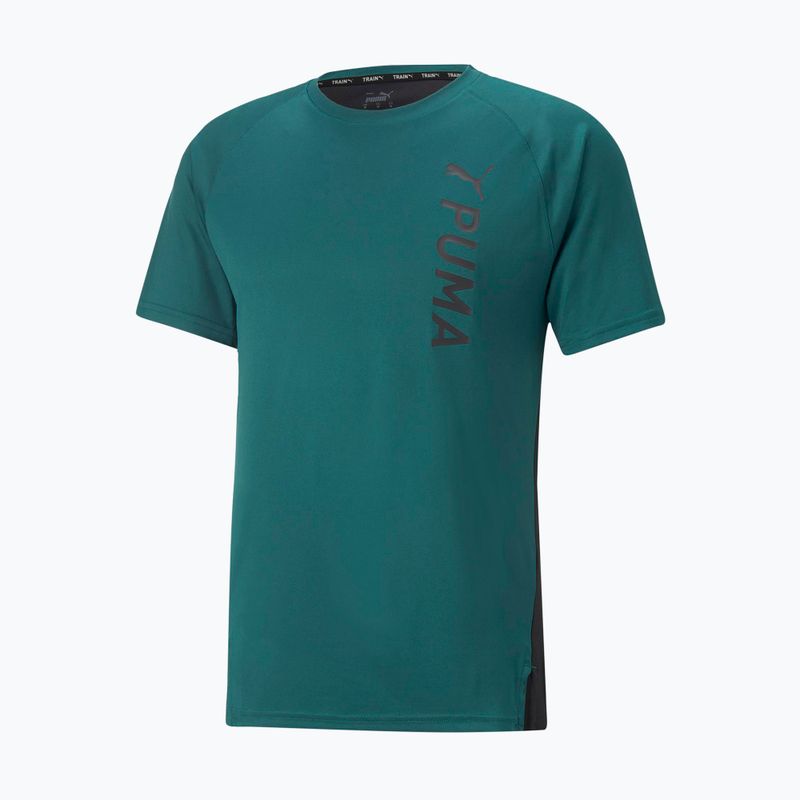 Pánské tréninkové tričko PUMA Fit Tee zelené 522119_24 7