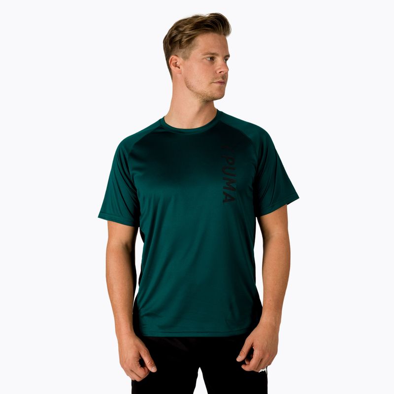 Pánské tréninkové tričko PUMA Fit Tee zelené 522119_24