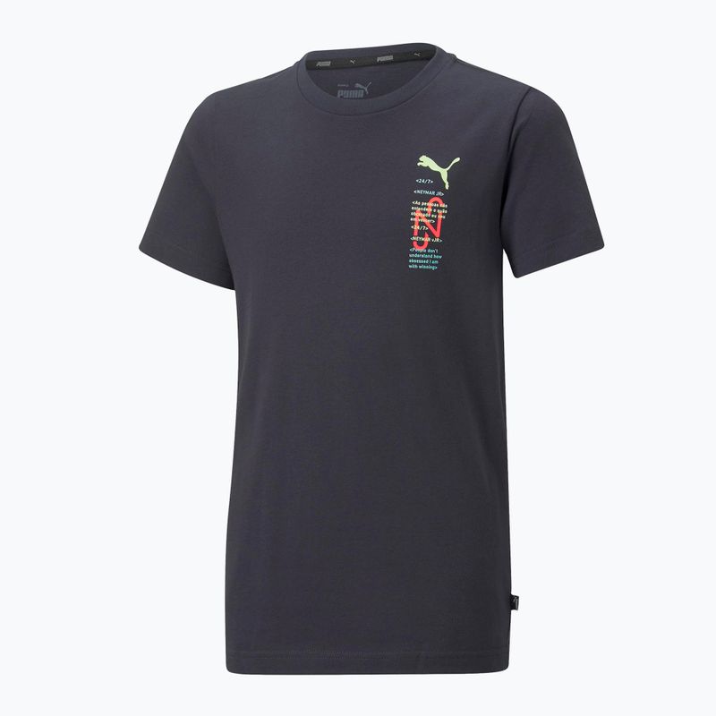 Puma Neymar Jr 24/7 Graphic dětské fotbalové tričko tmavě modré 605775 5