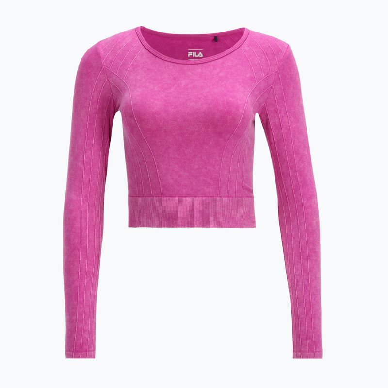 FILA dámské tričko Radnor Semless Cropped wild aster 3