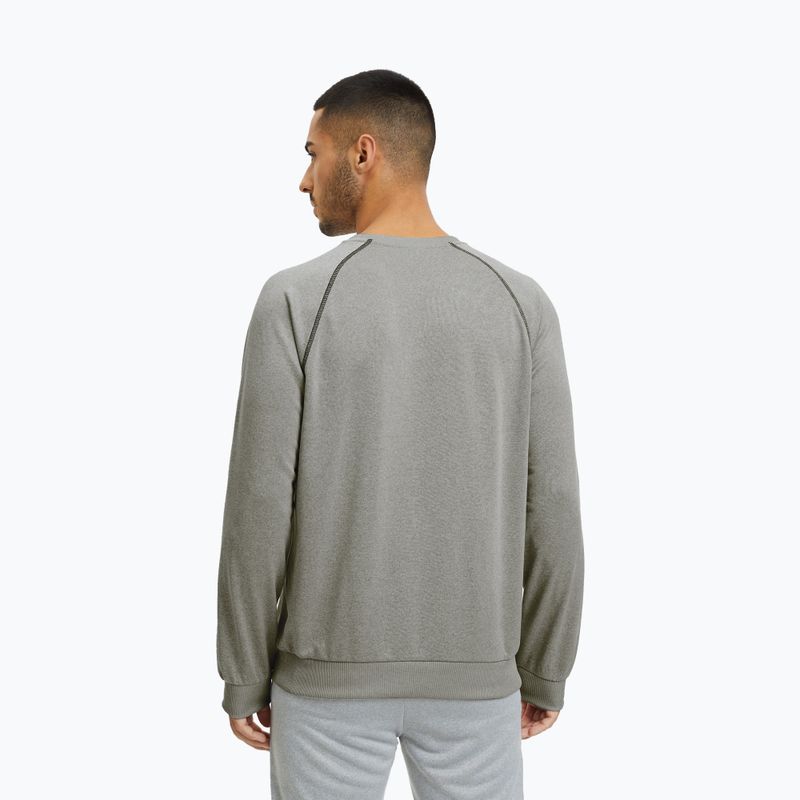 Pánská mikina FILA Landin Raglan Crew Sweatshirt light grey melange 3