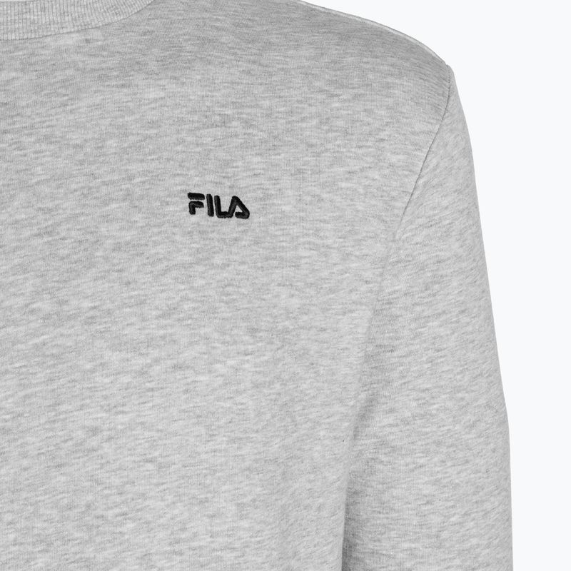 Pánská mikina FILA Brustem Crew Sweatshirt light grey melange 6