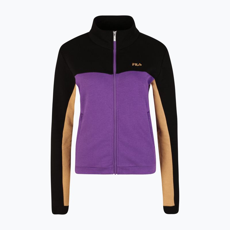 Dámská mikina  FILA Bruckberg Track black royal purple iced coffe 5